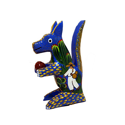 Ardilla Pintada A Mano Por Oliva Camilo Aniceto